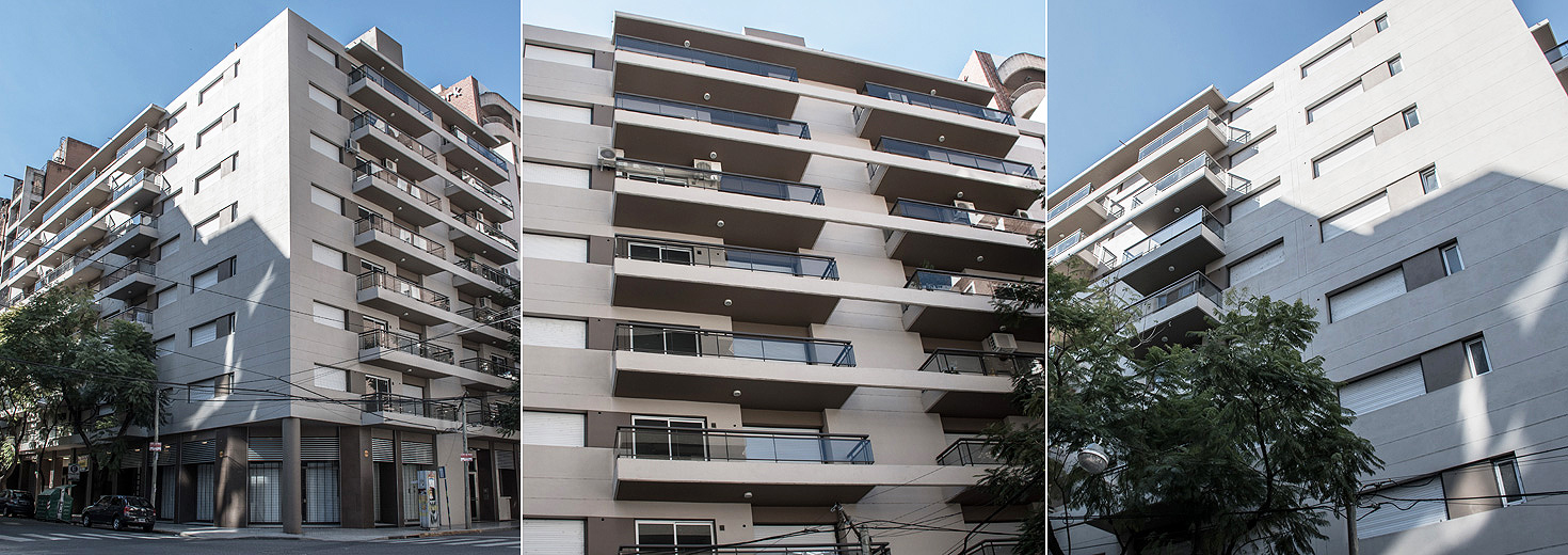 Edificio de Italia y Brown, Rosario, construído por Berca Arquitectos Desarrollos Inmobiliarios